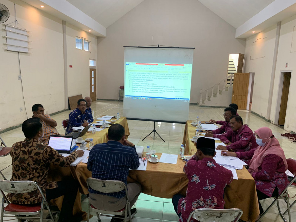 Rapat Pembahasan Rancangan Perubahan Peraturan Desa Tentang Pengelolaan Aset Desa